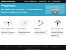 Tablet Screenshot of friese-electronic.de